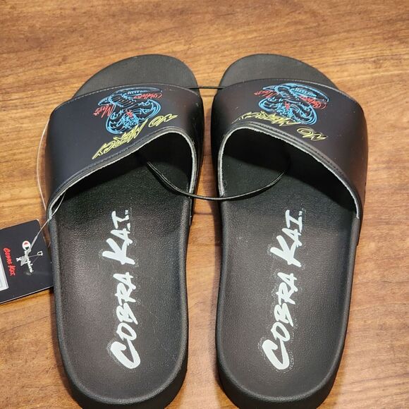 Champion x Cobra Kai No Mercy Slides Sandals Men’s 13 CPS10583M NEW